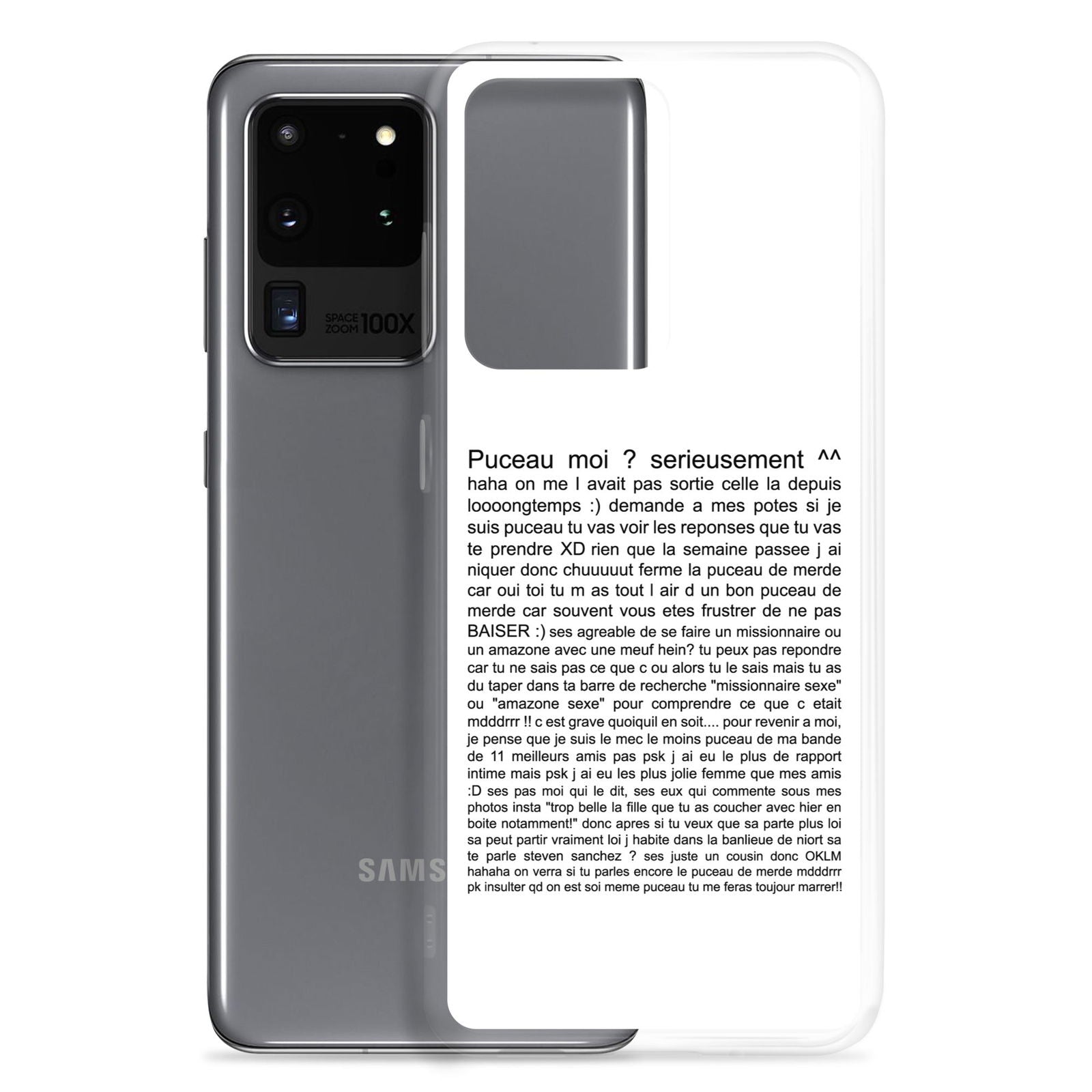 Coque Samsung Puceau moi on me l'avait pas sorti depuis longtemps - Sedurro