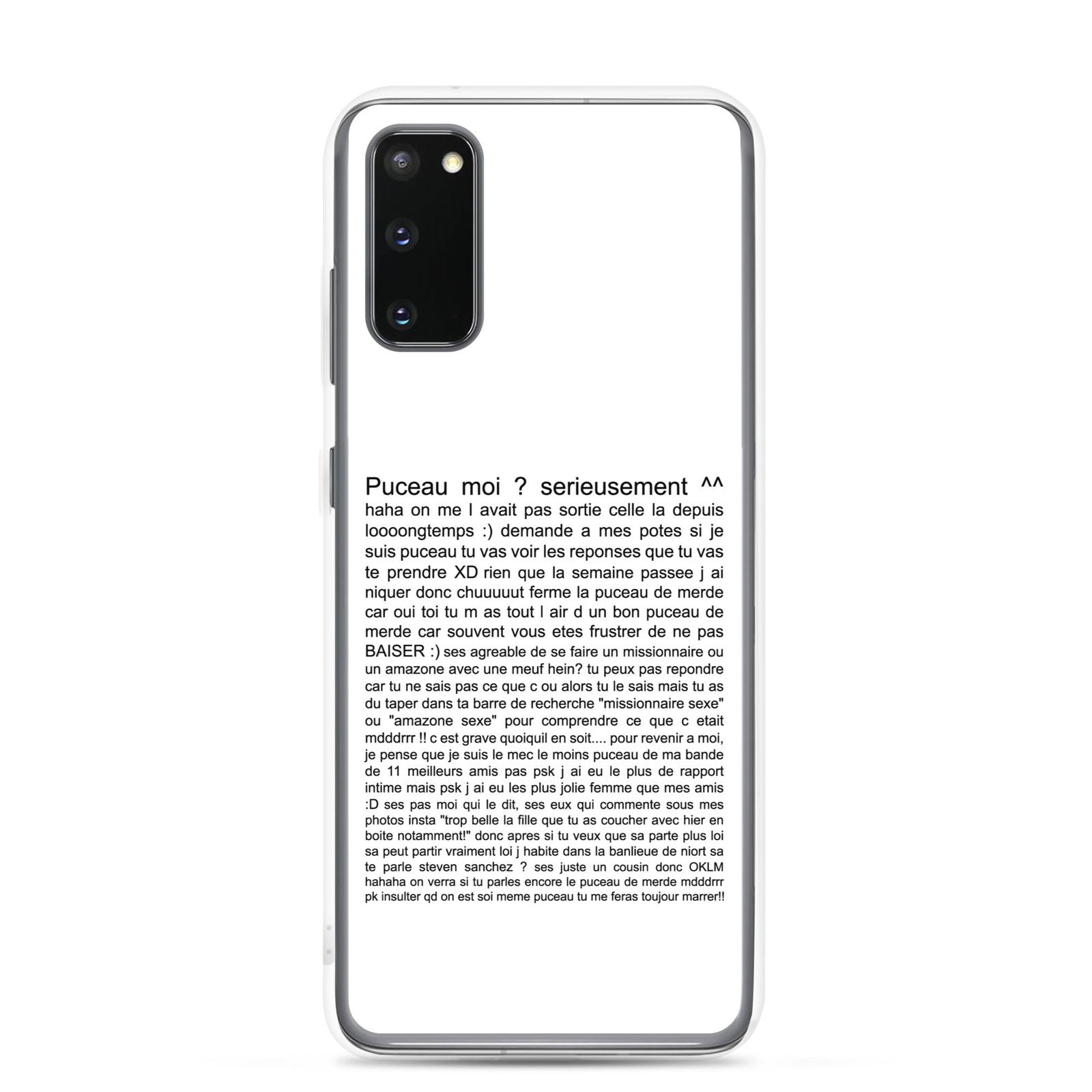 Coque Samsung Puceau moi on me l'avait pas sorti depuis longtemps - Sedurro