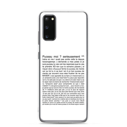 Coque Samsung Puceau moi on me l'avait pas sorti depuis longtemps - Sedurro