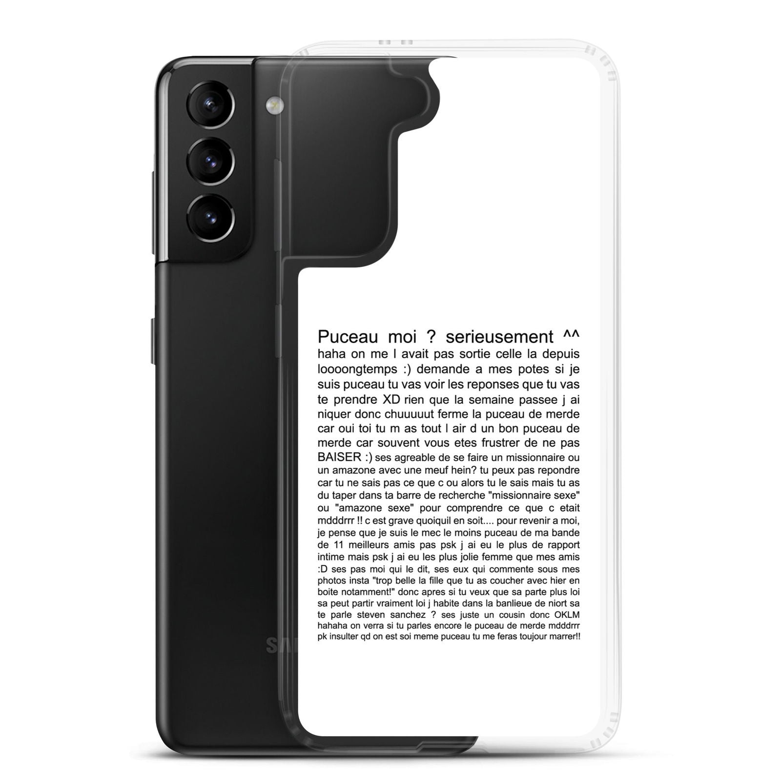 Coque Samsung Puceau moi on me l'avait pas sorti depuis longtemps - Sedurro