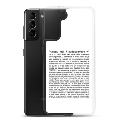Coque Samsung Puceau moi on me l'avait pas sorti depuis longtemps - Sedurro