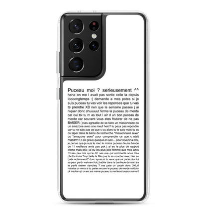 Coque Samsung Puceau moi on me l'avait pas sorti depuis longtemps - Sedurro