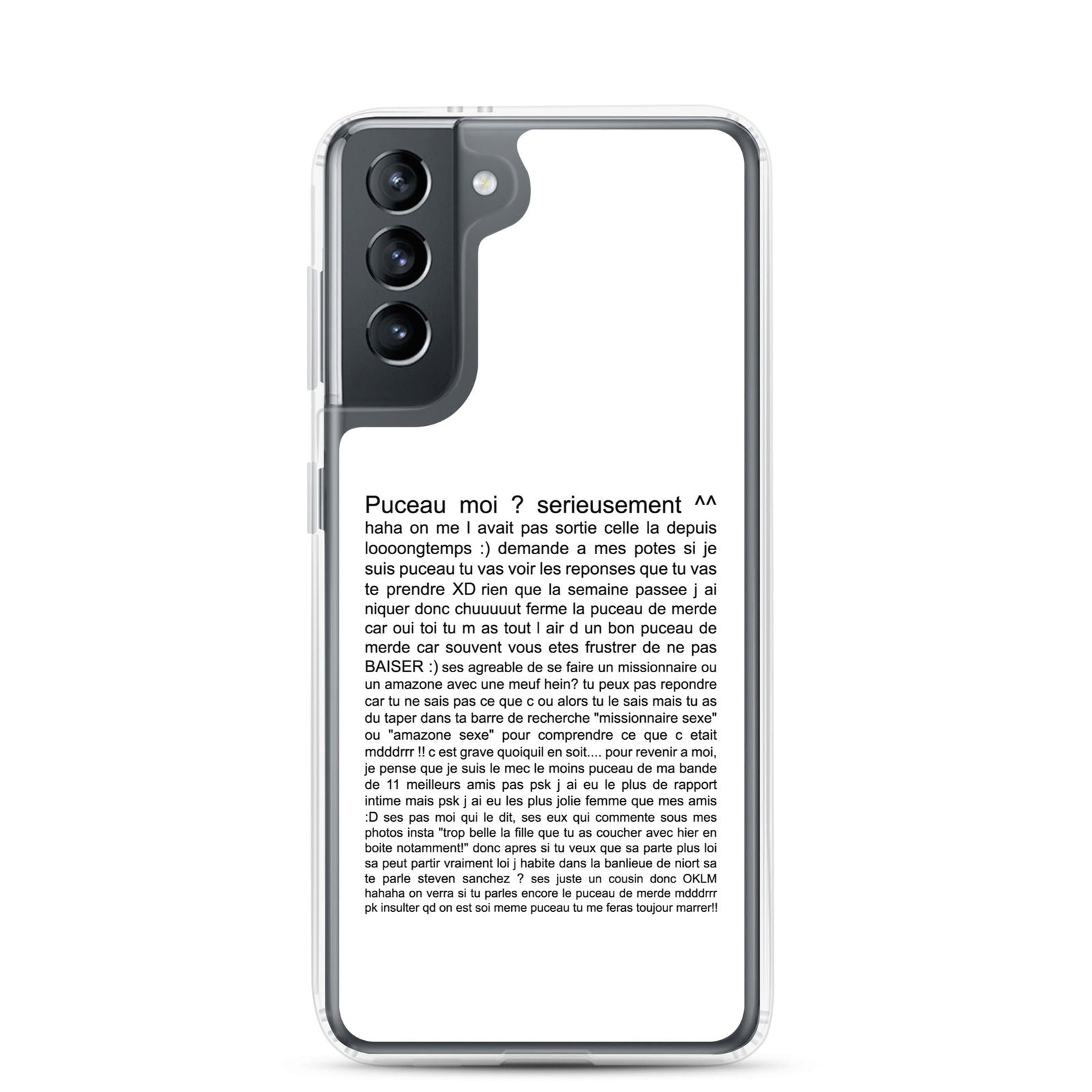 Coque Samsung Puceau moi on me l'avait pas sorti depuis longtemps - Sedurro