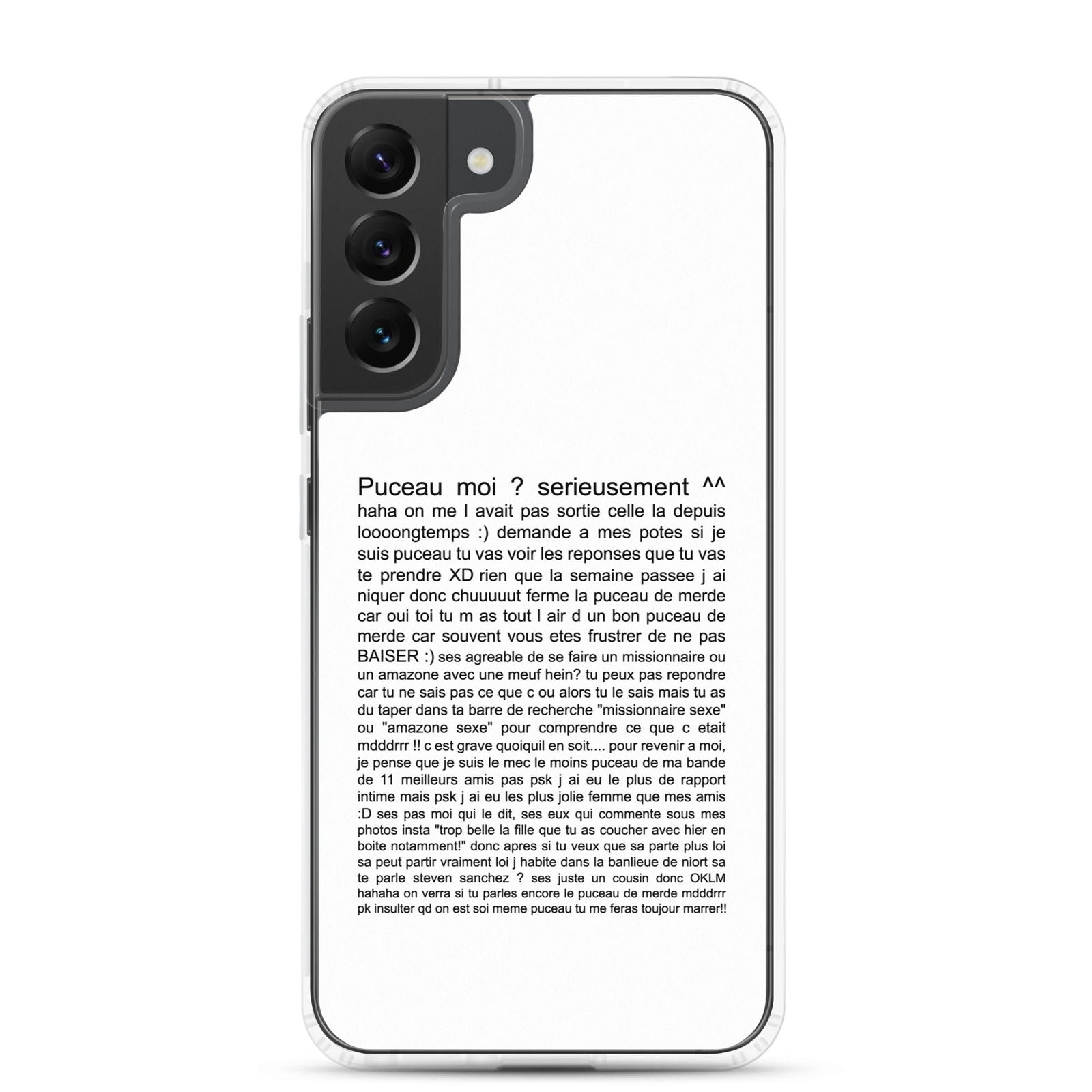 Coque Samsung Puceau moi on me l'avait pas sorti depuis longtemps - Sedurro