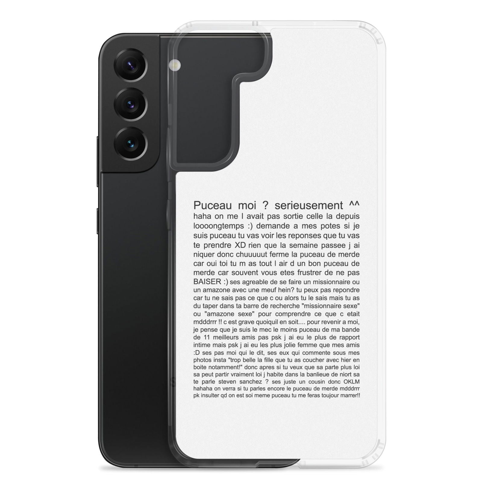 Coque Samsung Puceau moi on me l'avait pas sorti depuis longtemps - Sedurro