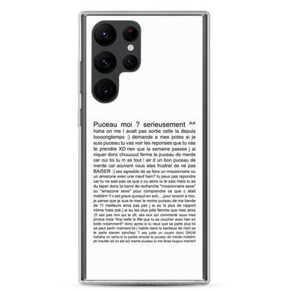 Coque Samsung Puceau moi on me l'avait pas sorti depuis longtemps - Sedurro