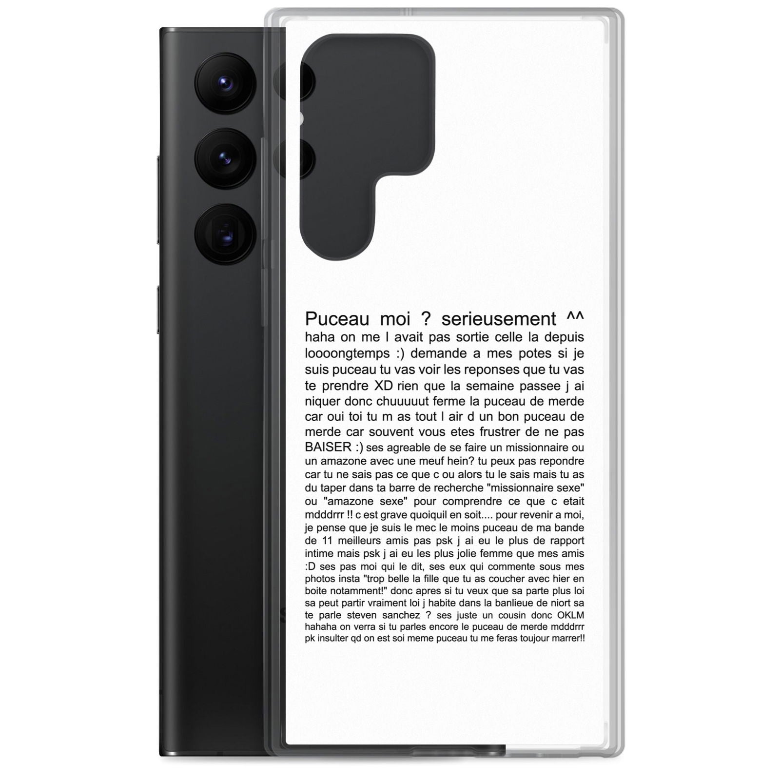 Coque Samsung Puceau moi on me l'avait pas sorti depuis longtemps - Sedurro