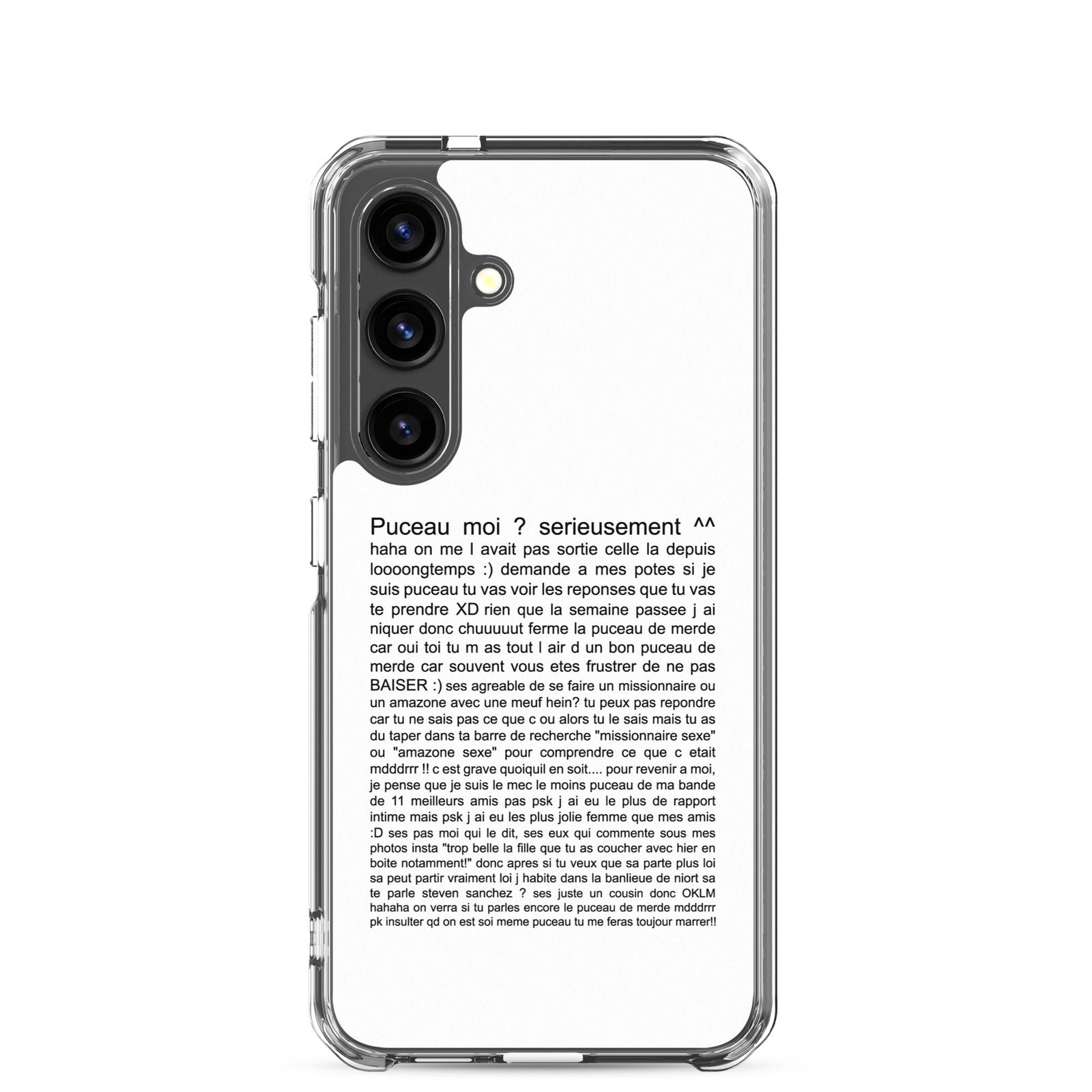 Coque Samsung Puceau moi on me l'avait pas sorti depuis longtemps - Sedurro