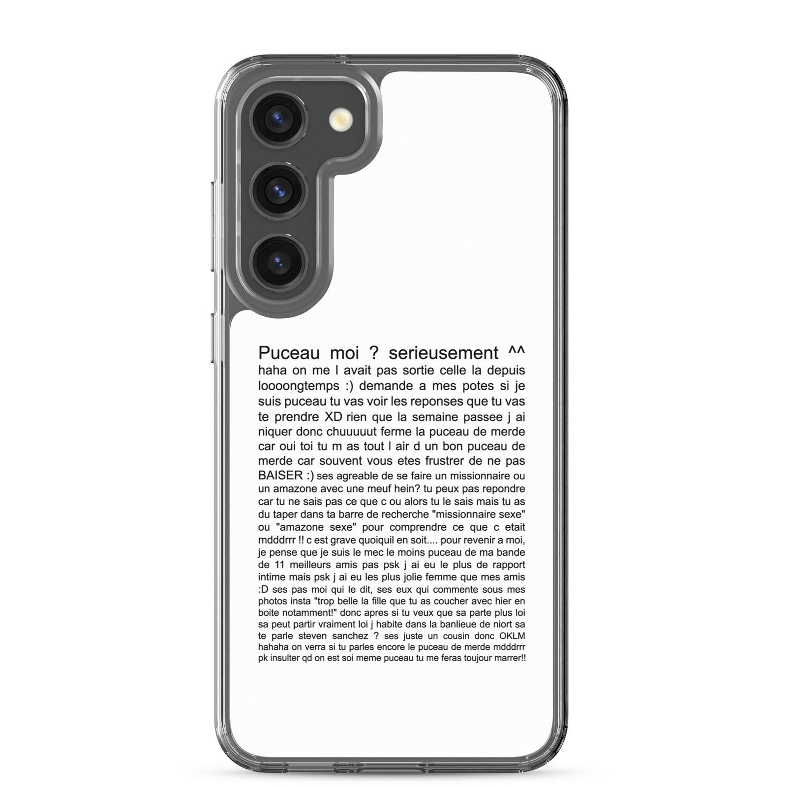 Coque Samsung Puceau moi on me l'avait pas sorti depuis longtemps - Sedurro