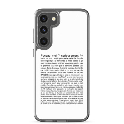 Coque Samsung Puceau moi on me l'avait pas sorti depuis longtemps - Sedurro