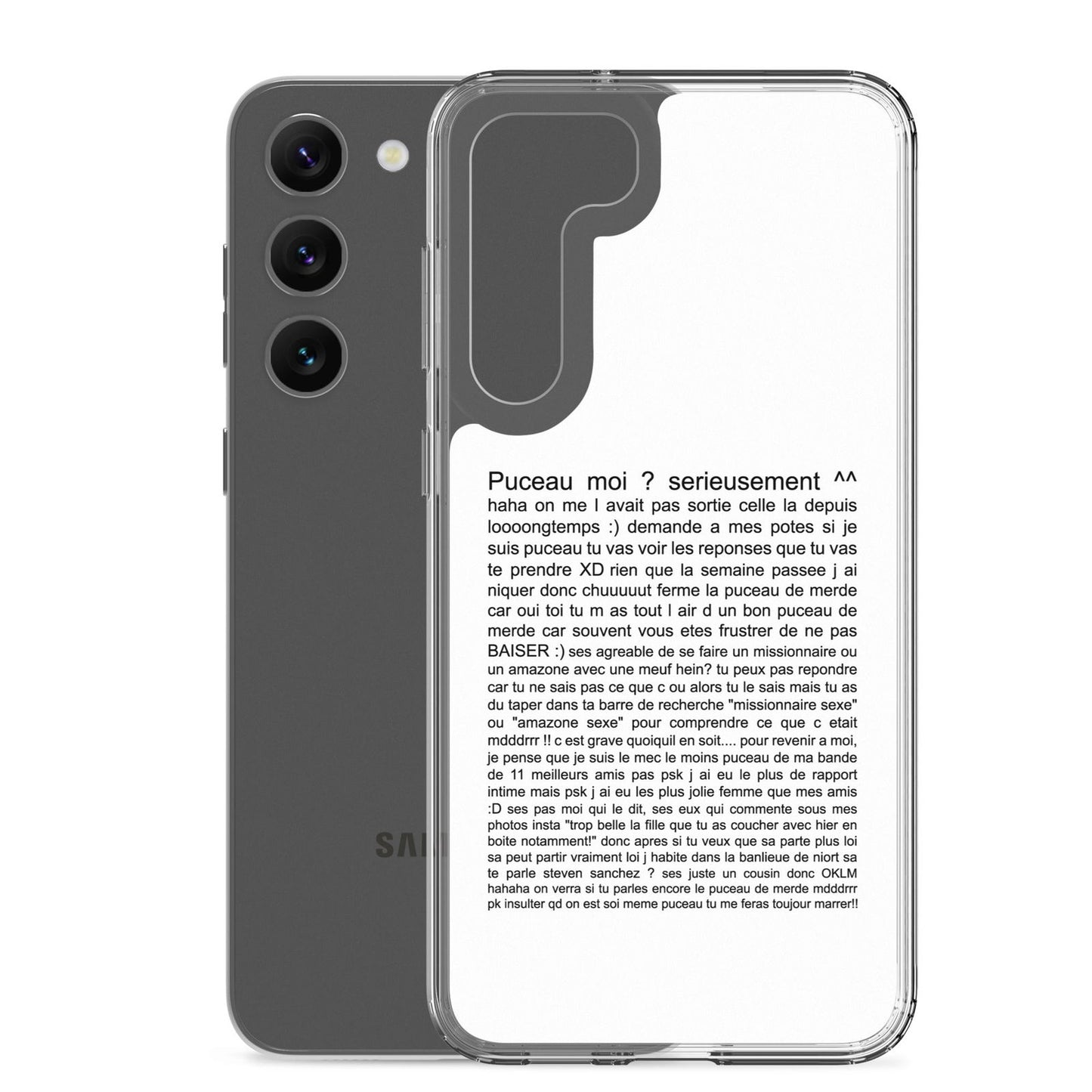 Coque Samsung Puceau moi on me l'avait pas sorti depuis longtemps - Sedurro