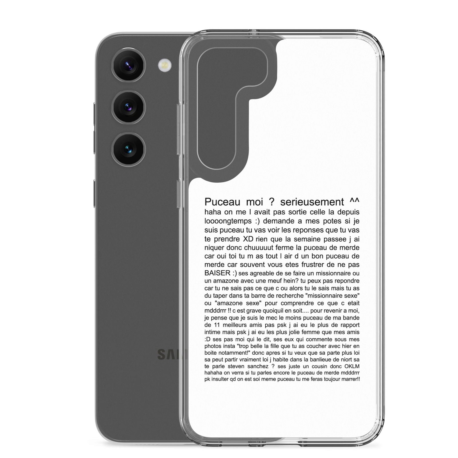 Coque Samsung Puceau moi on me l'avait pas sorti depuis longtemps - Sedurro
