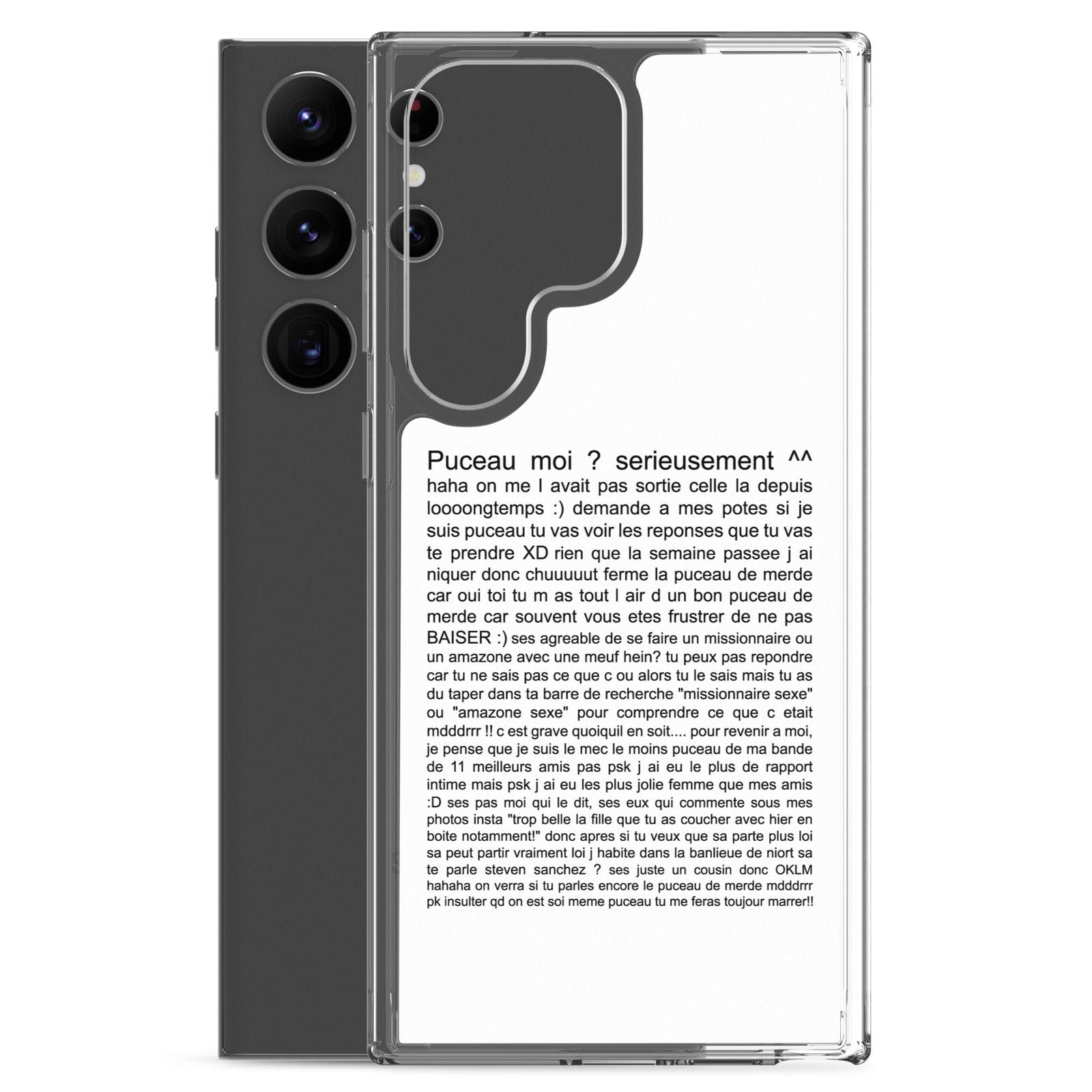 Coque Samsung Puceau moi on me l'avait pas sorti depuis longtemps - Sedurro