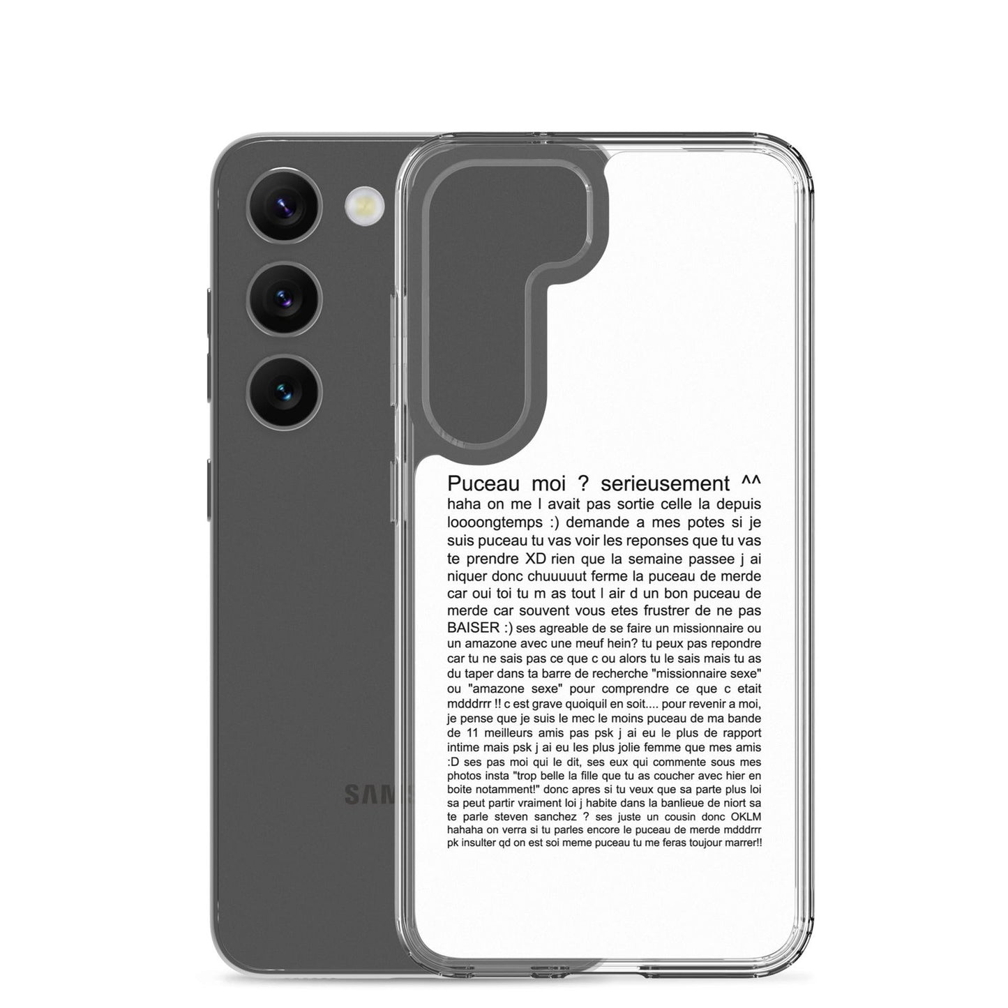 Coque Samsung Puceau moi on me l'avait pas sorti depuis longtemps - Sedurro
