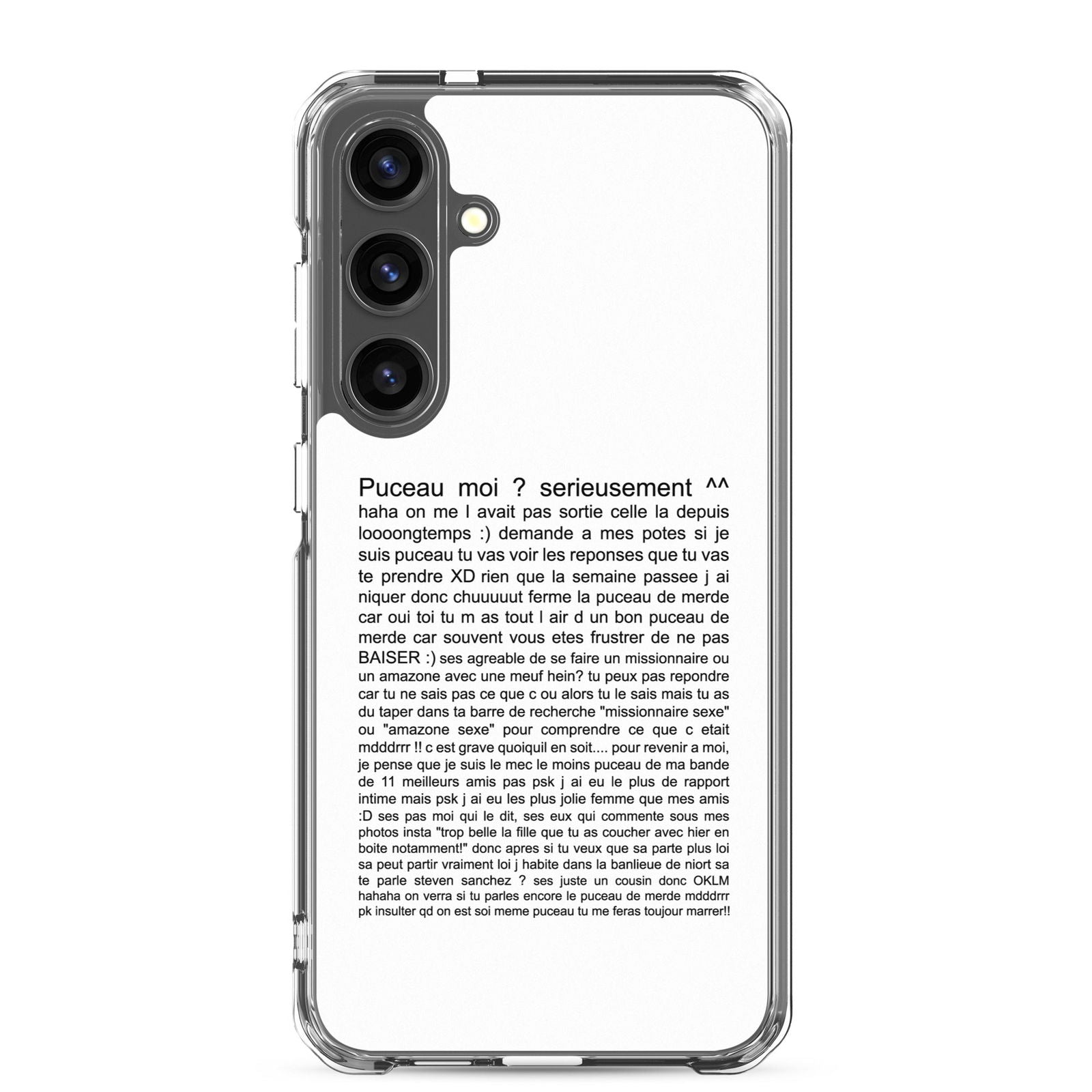 Coque Samsung Puceau moi on me l'avait pas sorti depuis longtemps - Sedurro