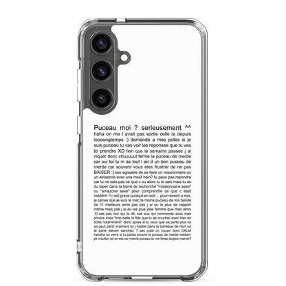 Coque Samsung Puceau moi on me l'avait pas sorti depuis longtemps - Sedurro