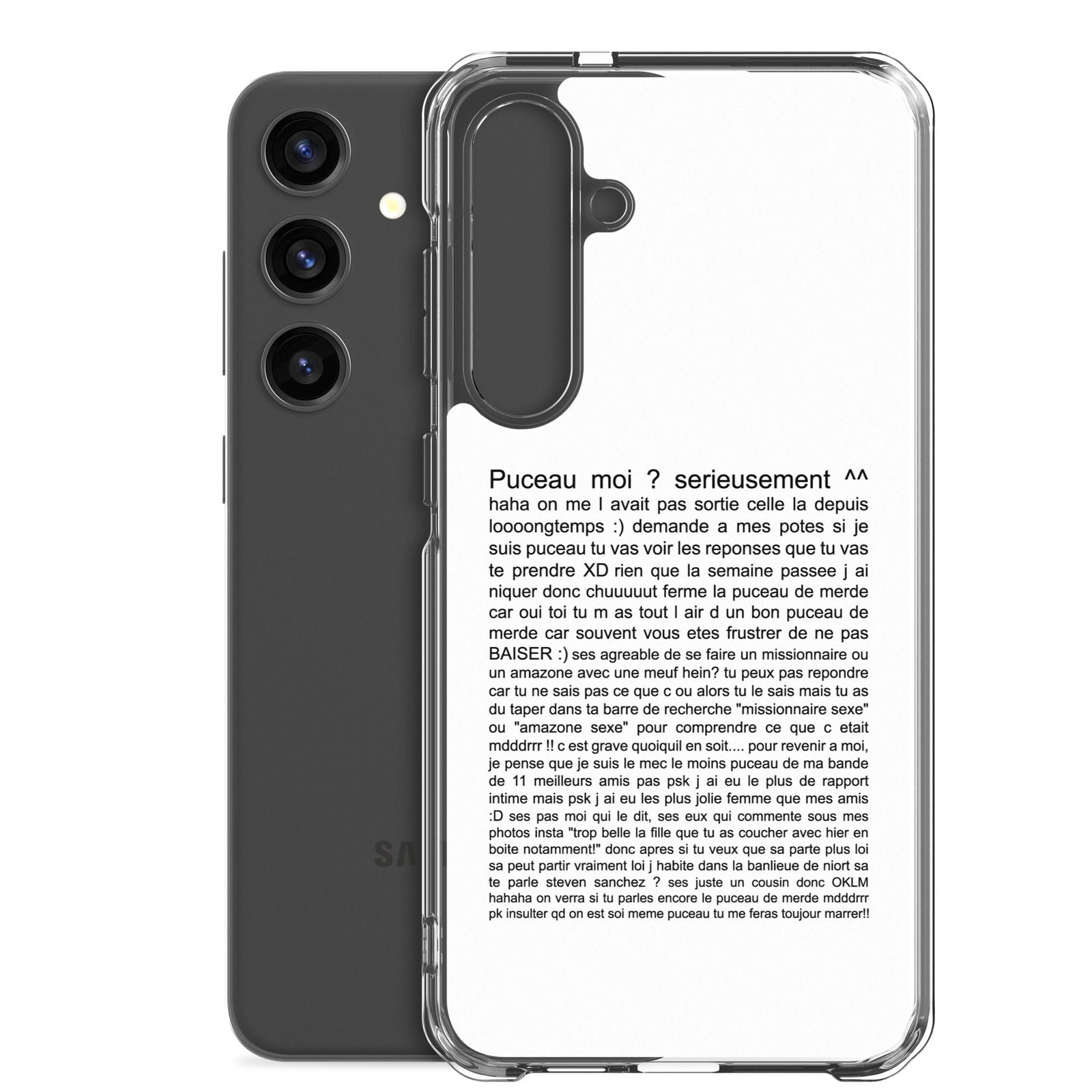 Coque Samsung Puceau moi on me l'avait pas sorti depuis longtemps - Sedurro