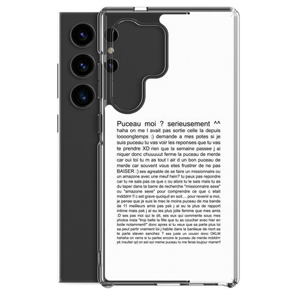 Coque Samsung Puceau moi on me l'avait pas sorti depuis longtemps - Sedurro
