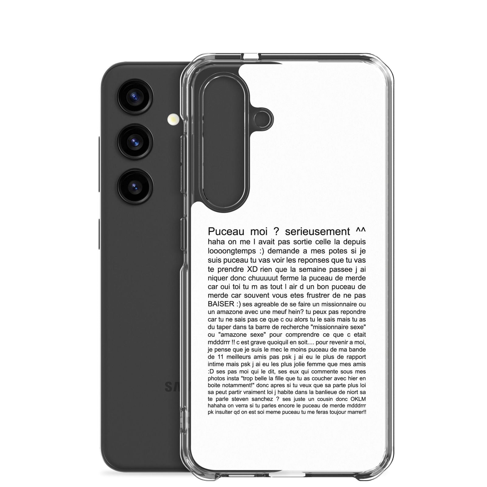 Coque Samsung Puceau moi on me l'avait pas sorti depuis longtemps - Sedurro