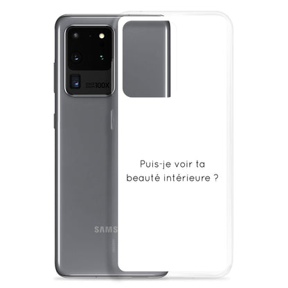 Coque Samsung Puis-je voir ta beauté intérieure - Sedurro