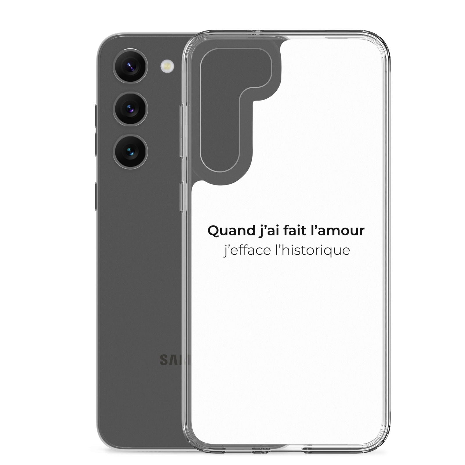 Coque Samsung Quand j'ai fait l'amour j'efface l'historique - Sedurro