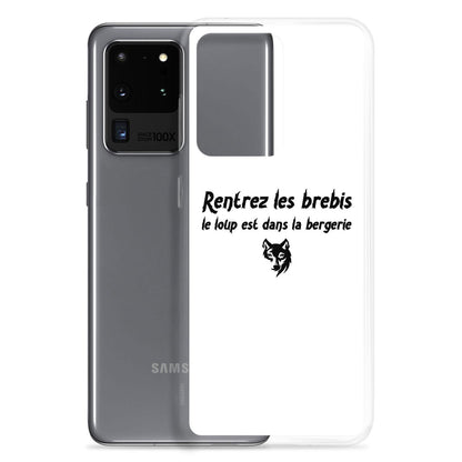 Coque Samsung Rentrez les brebis le loup est dans la bergerie - Sedurro