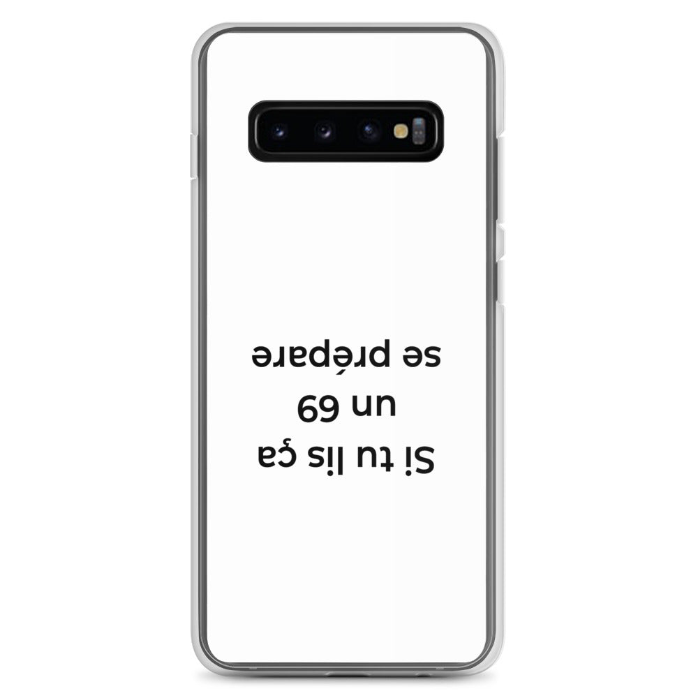 Coque Samsung Si tu lis ça un 69 se prépare - Sedurro