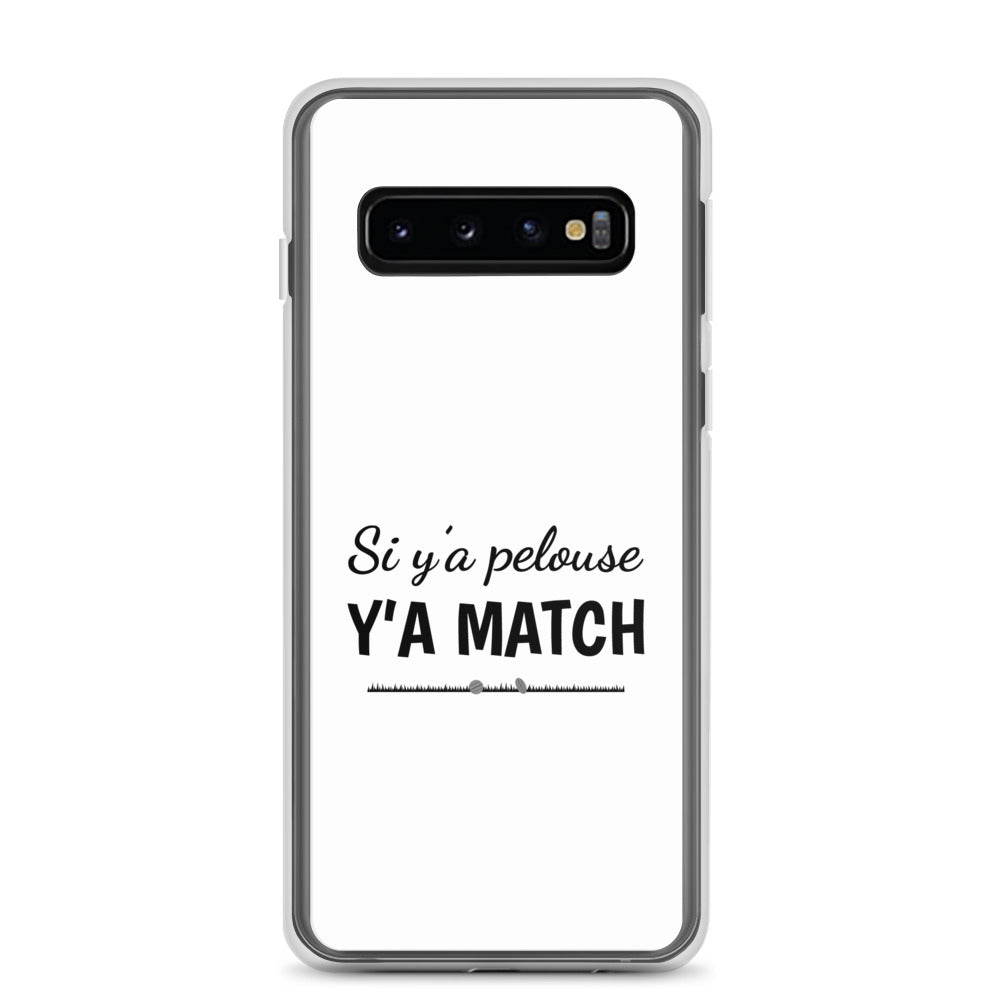 Coque Samsung Si y'a pelouse y'a match Samsung Galaxy S10 - Sedurro