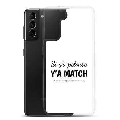 Coque Samsung Si y'a pelouse y'a match - Sedurro