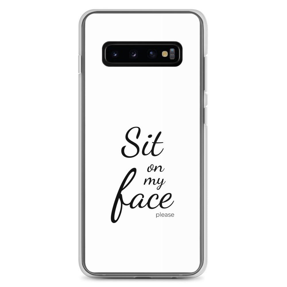 Coque Samsung Sit on my face please Samsung Galaxy S10+ - Sedurro