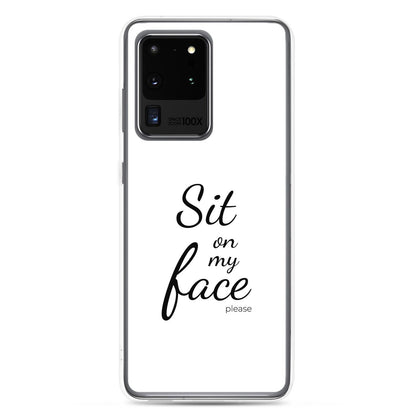 Coque Samsung Sit on my face please Samsung Galaxy S20 Ultra - Sedurro
