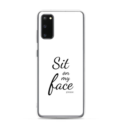 Coque Samsung Sit on my face please Samsung Galaxy S20 - Sedurro