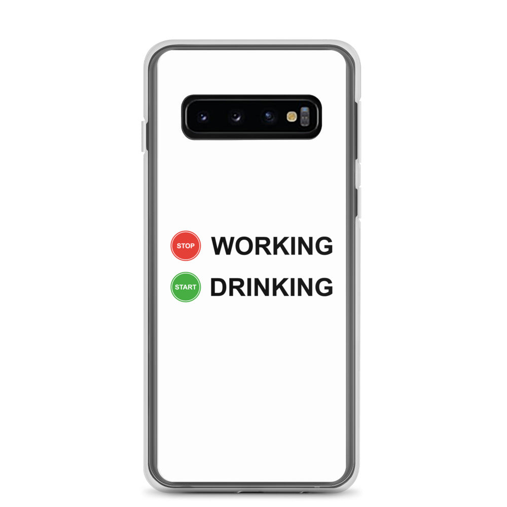 Coque Samsung Stop working start drinking Samsung Galaxy S10 - Sedurro