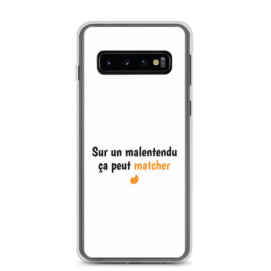 Coque Samsung Sur un malentendu ça peut matcher Samsung Galaxy S10 - Sedurro