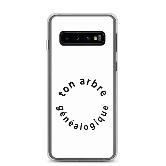 Coque Samsung Ton arbre généalogique en forme de cercle Samsung Galaxy S10 - Sedurro