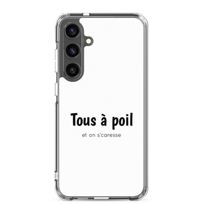 Coque Samsung Tous à poil et on se caresse Samsung Galaxy S24 Plus - Sedurro