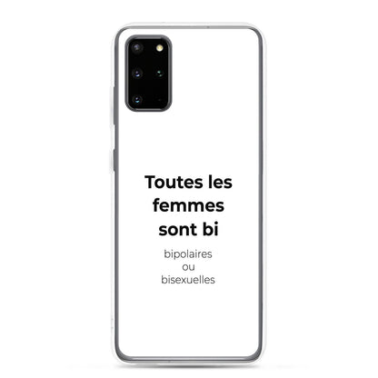 Coque Samsung Toutes les femmes sont bi bipolaires ou bisexuelles - Sedurro