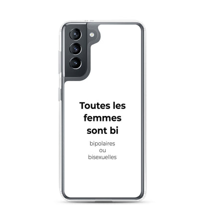 Coque Samsung Toutes les femmes sont bi bipolaires ou bisexuelles - Sedurro
