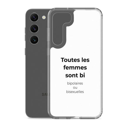 Coque Samsung Toutes les femmes sont bi bipolaires ou bisexuelles - Sedurro
