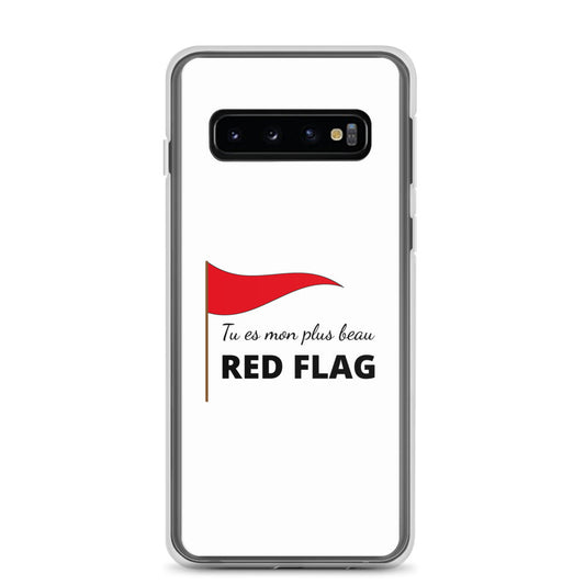 Coque Samsung Tu es mon plus beau red flag Samsung Galaxy S10 - Sedurro