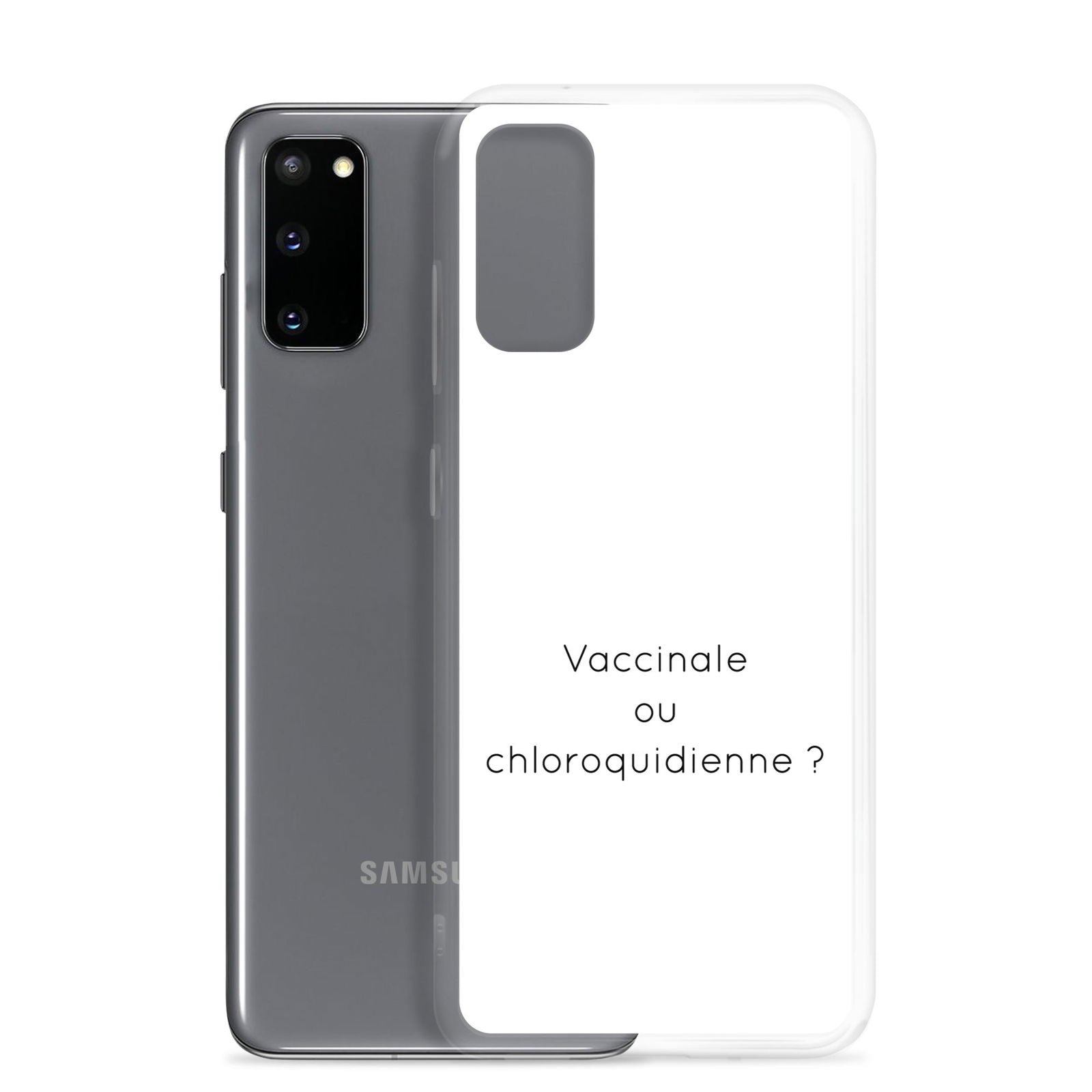 Coque Samsung Vaccinale ou chloroquidienne - Sedurro