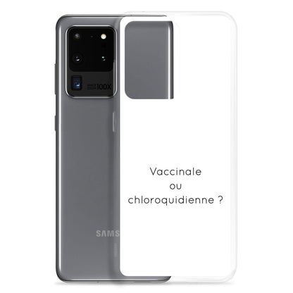 Coque Samsung Vaccinale ou chloroquidienne - Sedurro