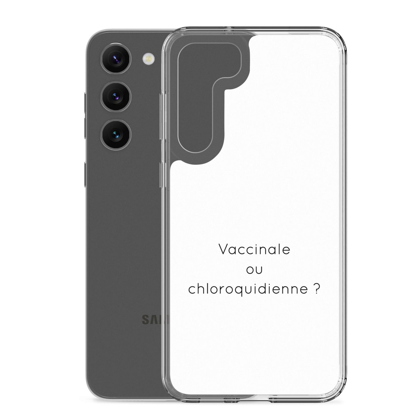 Coque Samsung Vaccinale ou chloroquidienne - Sedurro