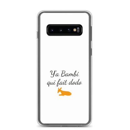 Coque Samsung Y'a bambi qui fait dodo Samsung Galaxy S10 - Sedurro
