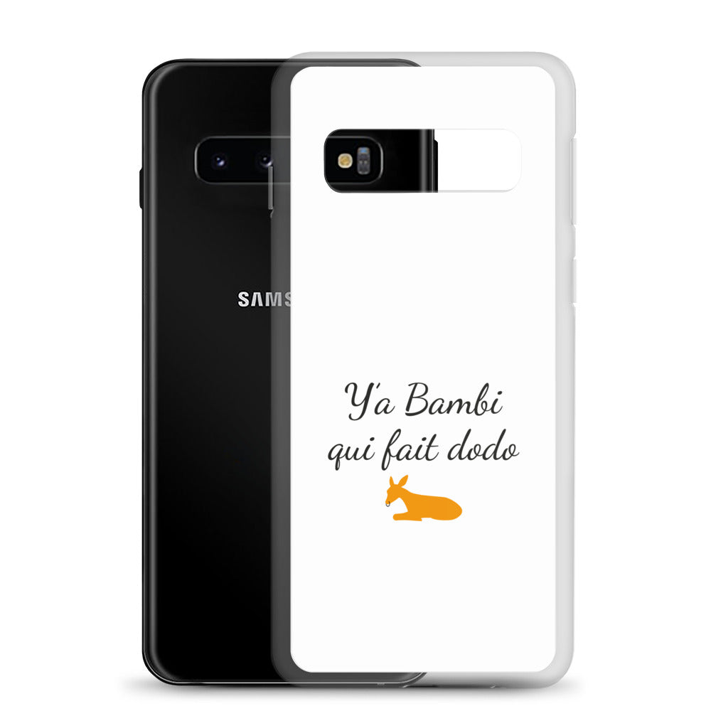 Coque Samsung Y'a bambi qui fait dodo - Sedurro
