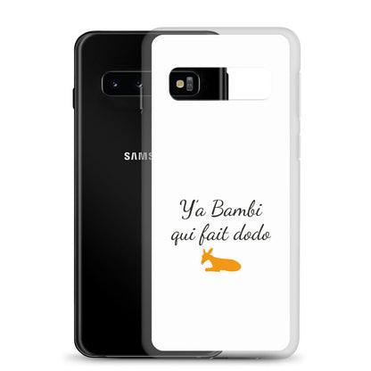 Coque Samsung Y'a bambi qui fait dodo - Sedurro