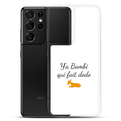 Coque Samsung Y'a bambi qui fait dodo - Sedurro