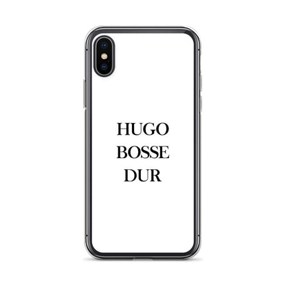 Coque iPhone Hugo Bosse dur iPhone X XS - Sedurro