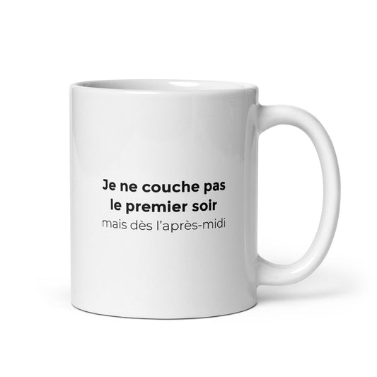 Mug Je ne couche pas le premier soir mais dès l'après-midi Default Title - Sedurro