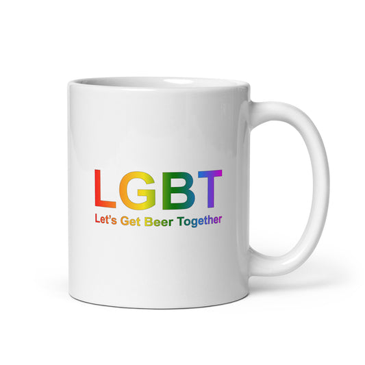Mug LGBT Let's Get Beer Together Default Title - Sedurro
